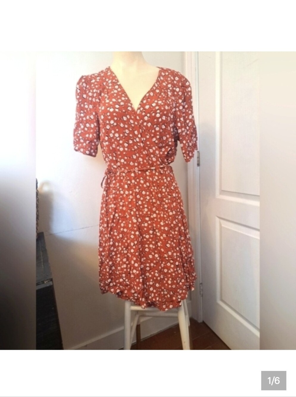 MINKPINK RUSTY ORANGE DRESS XL - Picture 7 of 7